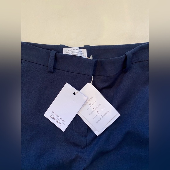 NWT Stockholm Atelier Navy Trouser Pants - Picture 6 of 6